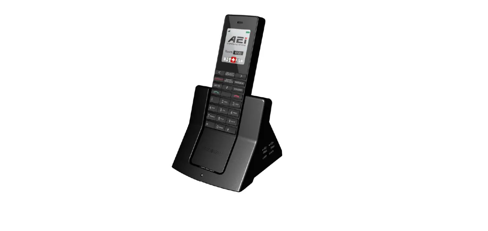 Aei Communications Vx-3x08-bu Series Single Or Dual-line Sip Base And Wifi Cordless Extension Phones User Guide