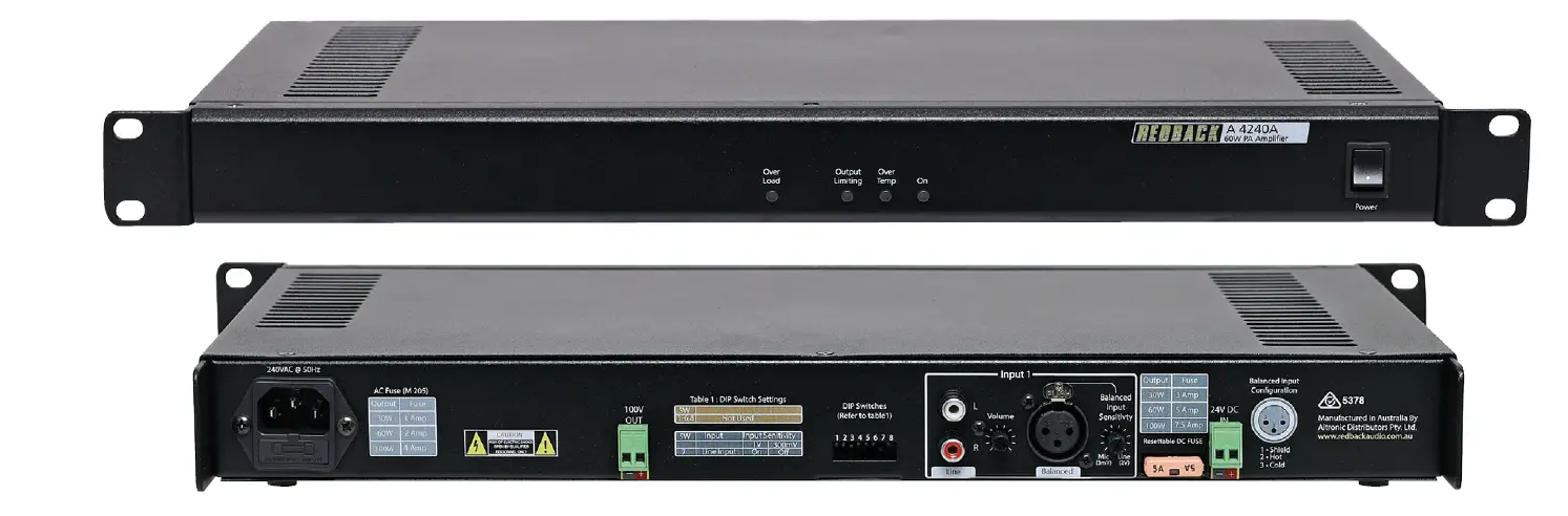 REDBACK A 4235A PA Mixer Amplifiers-product