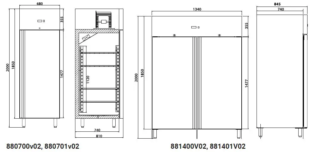 Stalgast-880700V02-Lacquered-Cooling-Cabinet-1