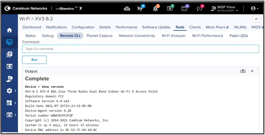 Cambium Networks Cambium-AeroScout Healthcare Solution Configuration - Remote CLI Command