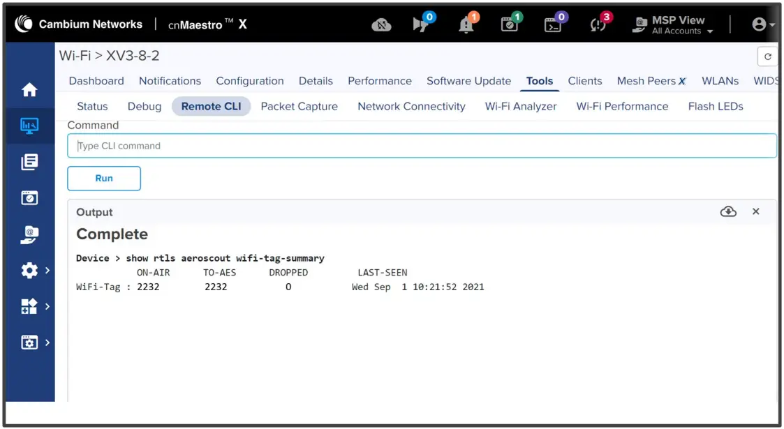Cambium Networks Cambium-AeroScout Healthcare Solution Configuration - Tag packets