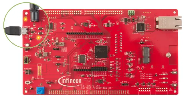 infineon XMC7200 Evaluation Kit - fig1