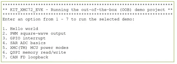 infineon XMC7200 Evaluation Kit - fig3