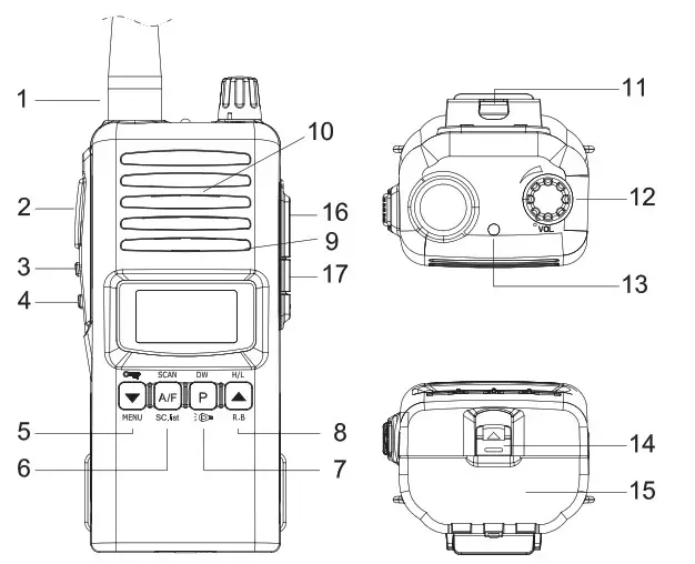 PNI HP72 Escort HP 72 Portable CB Radio PRODUCT - Product description