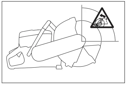 Husqvarna K 770 Dry Cut K 770 Dry Cut OilGuard - Kickback zone