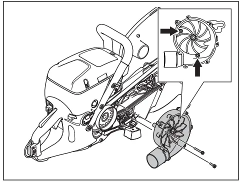 Husqvarna K 770 Dry Cut K 770 Dry Cut OilGuard - belt guard 2