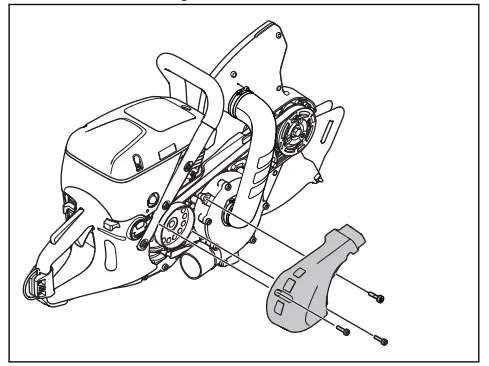 Husqvarna K 770 Dry Cut K 770 Dry Cut OilGuard - belt guard