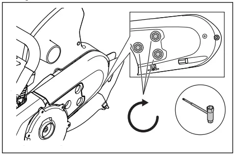 Husqvarna K 770 Dry Cut K 770 Dry Cut OilGuard - bolts
