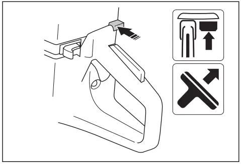 Husqvarna K 770 Dry Cut K 770 Dry Cut OilGuard - choke control