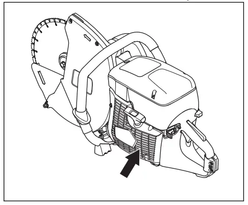 Husqvarna K 770 Dry Cut K 770 Dry Cut OilGuard - cold air