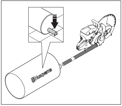 Husqvarna K 770 Dry Cut K 770 Dry Cut OilGuard - dust bag 1