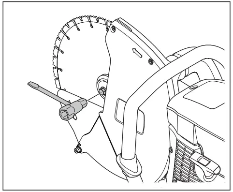 Husqvarna K 770 Dry Cut K 770 Dry Cut OilGuard - flange washer2