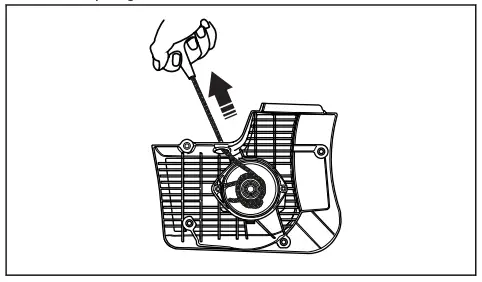 Husqvarna K 770 Dry Cut K 770 Dry Cut OilGuard - recoil spring