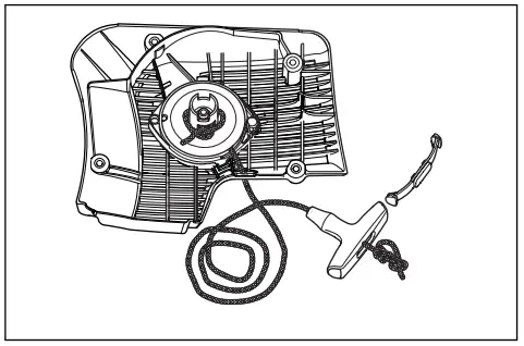 Husqvarna K 770 Dry Cut K 770 Dry Cut OilGuard - rope pulley 1
