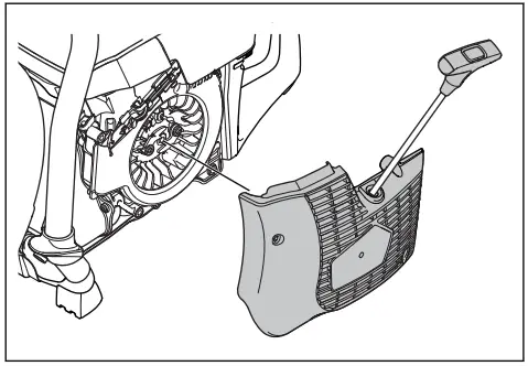 Husqvarna K 770 Dry Cut K 770 Dry Cut OilGuard - starter housing