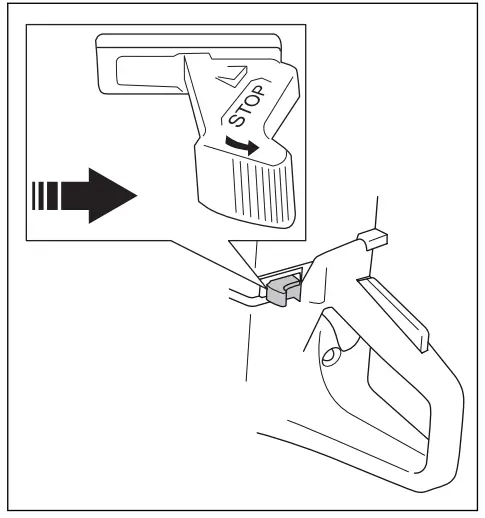 Husqvarna K 770 Dry Cut K 770 Dry Cut OilGuard - stop switch