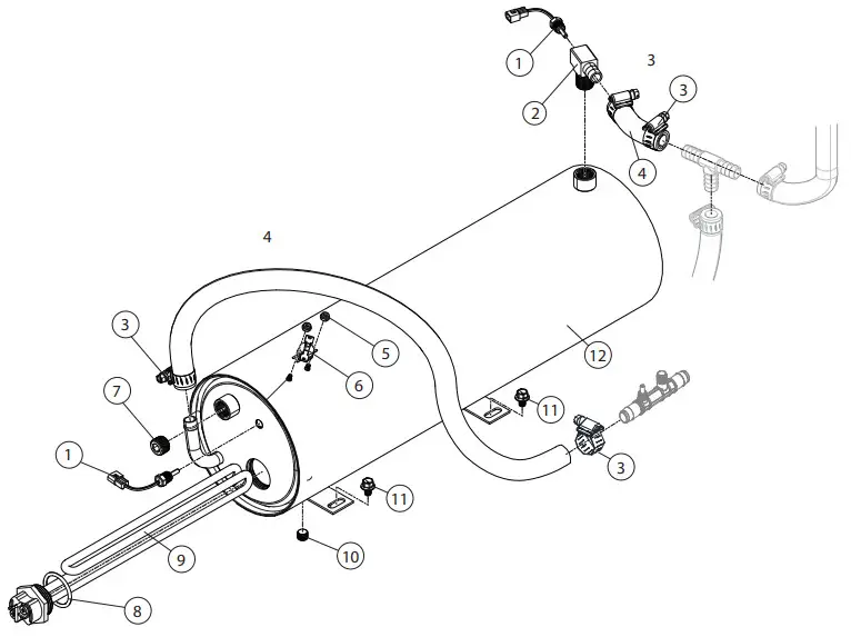 CMA DISHMACHINES UC65e M3 High Temperature Undercounter Dishwasher - Booster