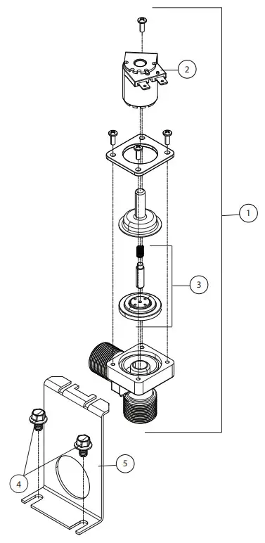 CMA DISHMACHINES UC65e M3 High Temperature Undercounter Dishwasher - Fill Valve