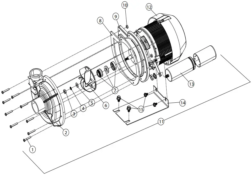 CMA DISHMACHINES UC65e M3 High Temperature Undercounter Dishwasher - Pump and Motor