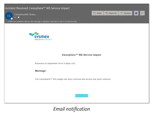 Incident Notification Examples