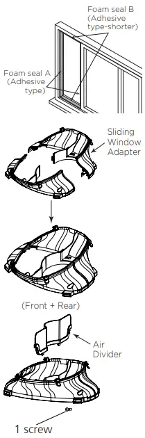 Sliding window Installation
