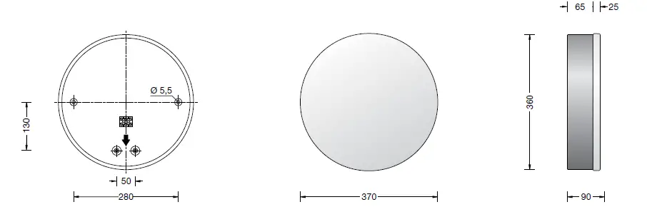 BEGA-33-634-Ceiling-and-Wall-Lu-inaire-fig-1