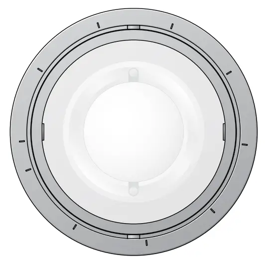 BEGA 51189.5 Ceiling Luminaire or Downlight with Zoom Optics for Indoor Use
