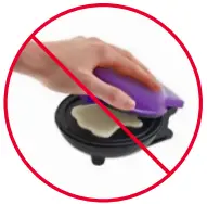 DASH DMWGH001 Ghost Mini Waffle Maker - Waffle