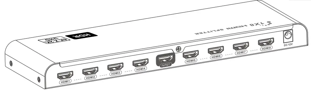 eira ER2644SP 4K60Hz HDMI Splitter - cover