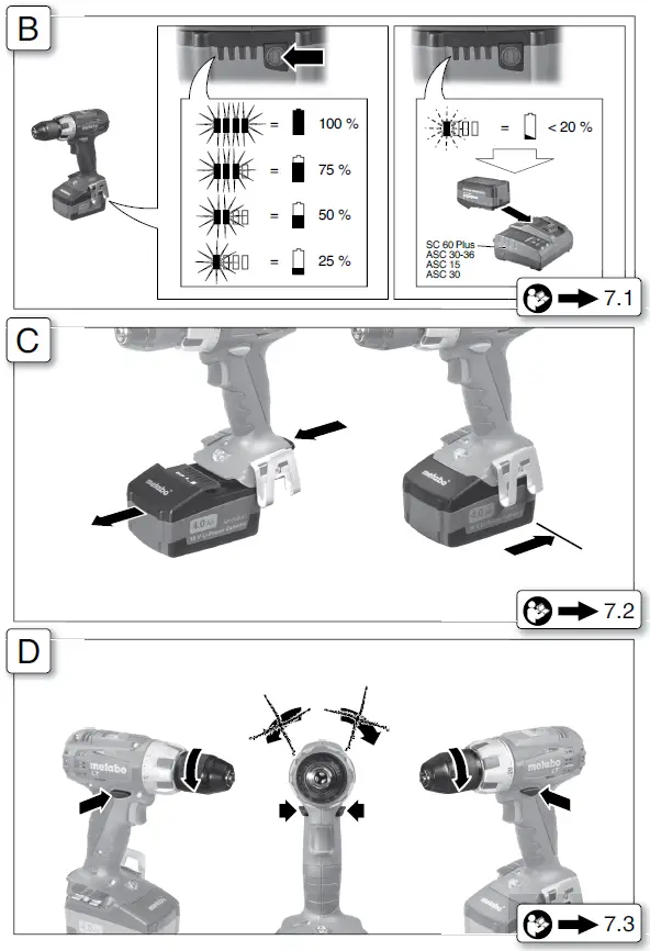 metabo BS 14.4 LT Cordless Drill-Screwdriver 2