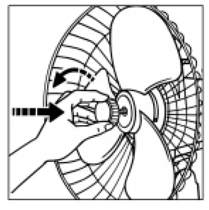 APF40Q 40cm 45W Pedestal Fan 1