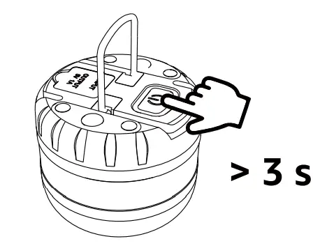 LE 3300010-NW Rechargeable LED Camping Lantern fig1