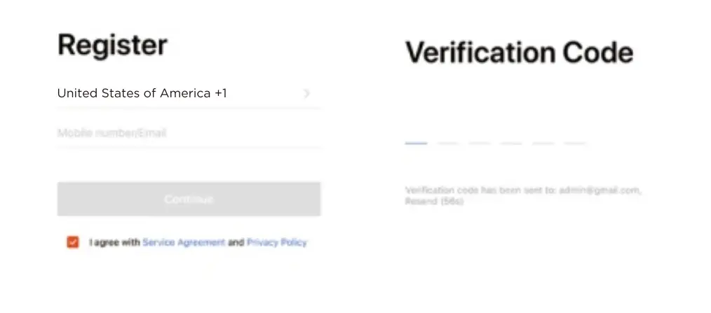 Registration process