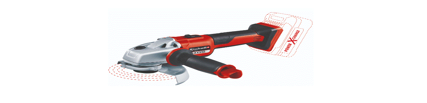 Einhell Axxio 18-115 Q Cordless Angle Grinder Instruction Manual