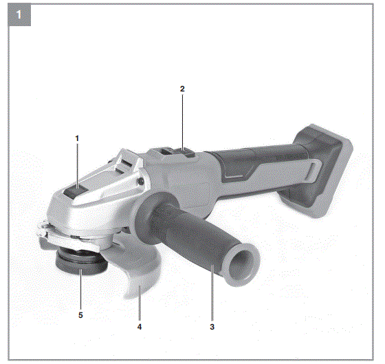 Einhell-AXXIO-18-115-Q-Cordless-Angle-Grinder-FIG-1