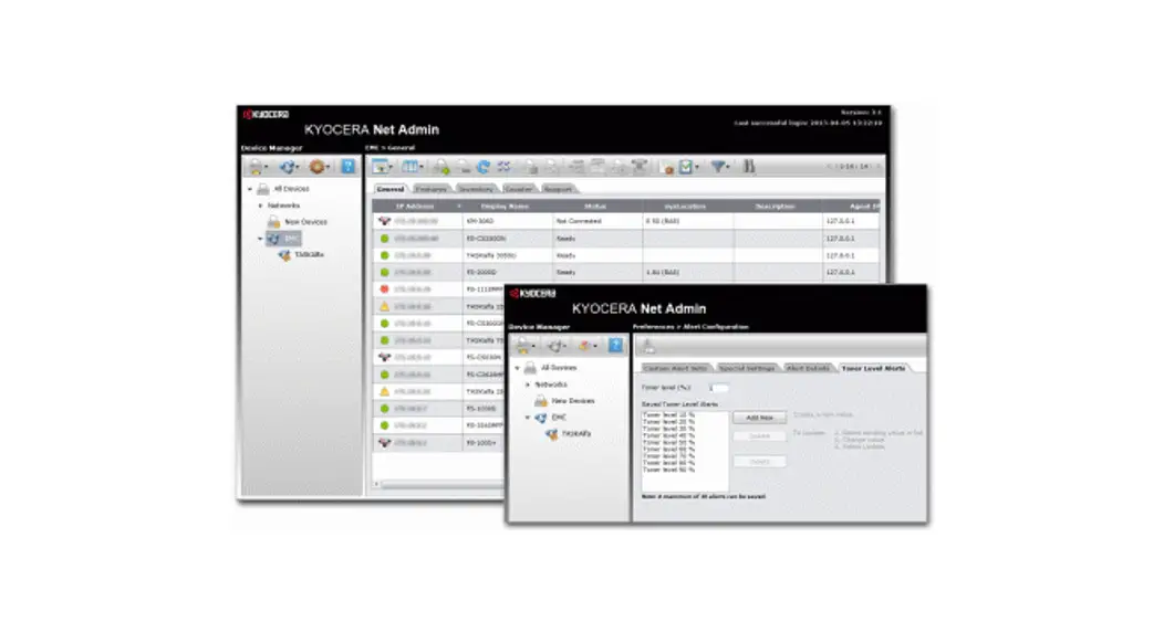 Kyocera Device Manager Server Based Application User Guide
