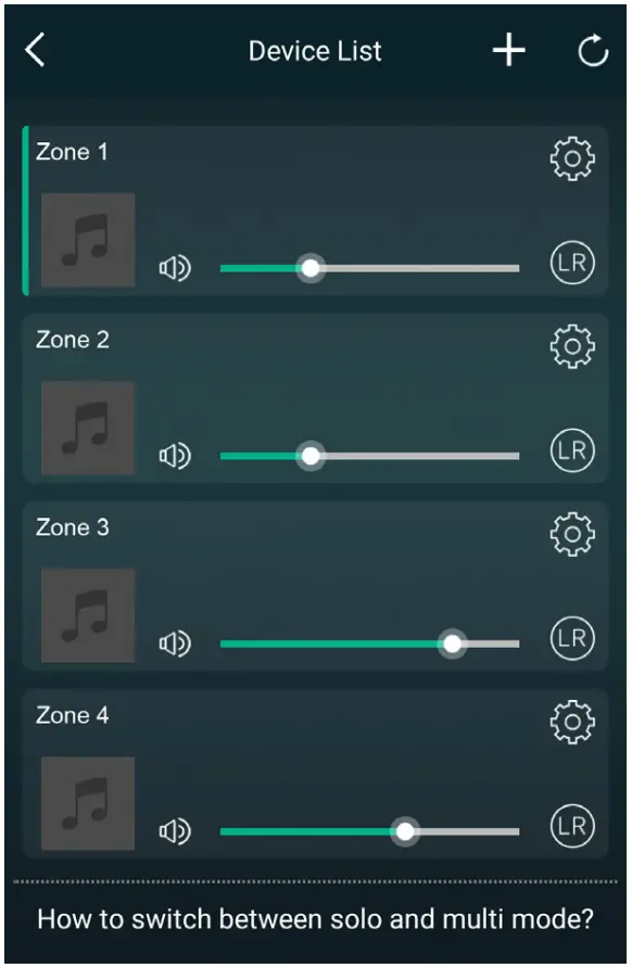 RAKOIT H400 Network 4 Zone Pre Amplifier - Using