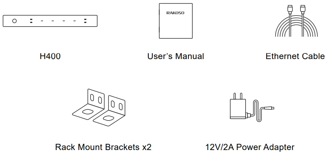 RAKOIT H400 Network 4 Zone Pre Amplifier - in the box