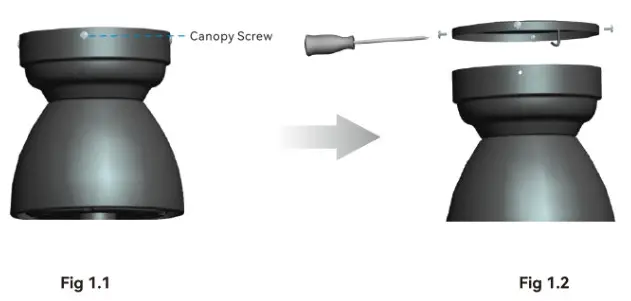 CARRO CES523N6L Triton 52 Inch Integrated LED Indoor Outdoor Black DC Motor Smart Ceiling Fan - Fig1