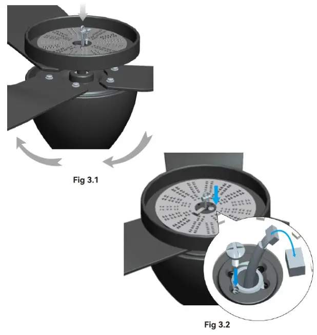 CARRO CES523N6L Triton 52 Inch Integrated LED Indoor Outdoor Black DC Motor Smart Ceiling Fan - Fig4