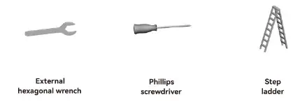 CARRO CES523N6L Triton 52 Inch Integrated LED Indoor Outdoor Black DC Motor Smart Ceiling Fan - Tools