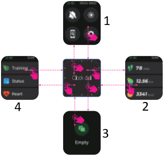 Doflamingo Shiny FT10 Smart Watch A3