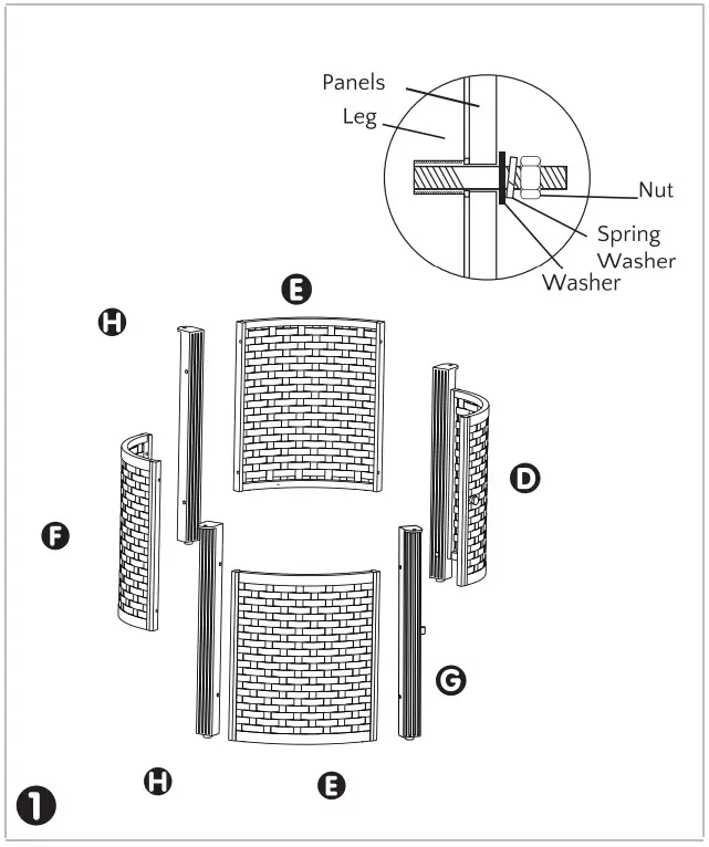 Fire Sense 63696 Davis Oval Aluminum LPG Fire Pit - PREPARATION