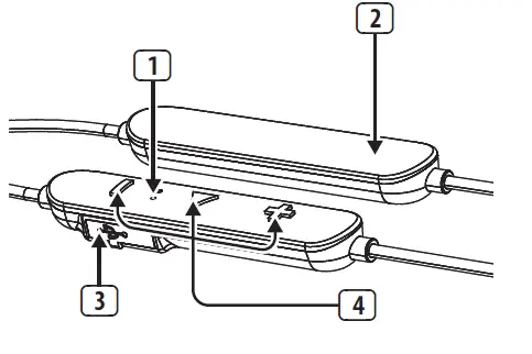 behringer-BT251-BK Bluetooth-Wireless-Adapter-for-In-Ear-Monitors-with-MMCX-Connectors-FIG-2