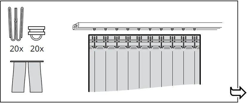 IKEA AA-2314206-2 SANELA Room Darkening Curtains 05