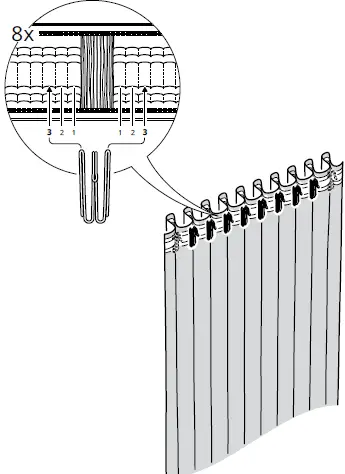 IKEA AA-2314206-2 SANELA Room Darkening Curtains 07