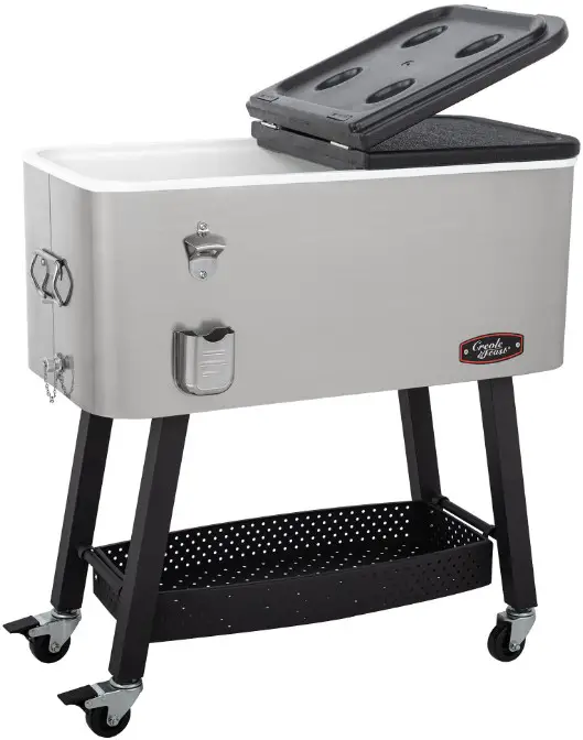 Stainless Stell Rolling Cooler Cart