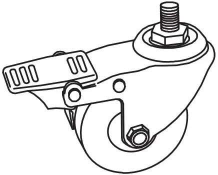 Locking Swivel Caster