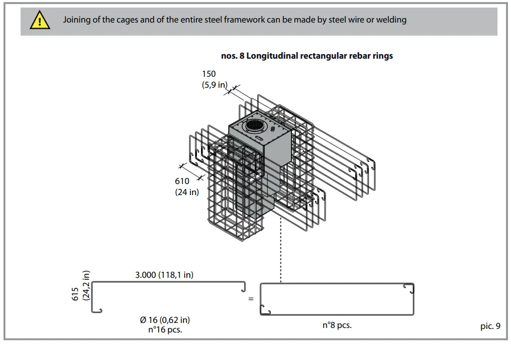Inserting The Bollard Into Its Seat