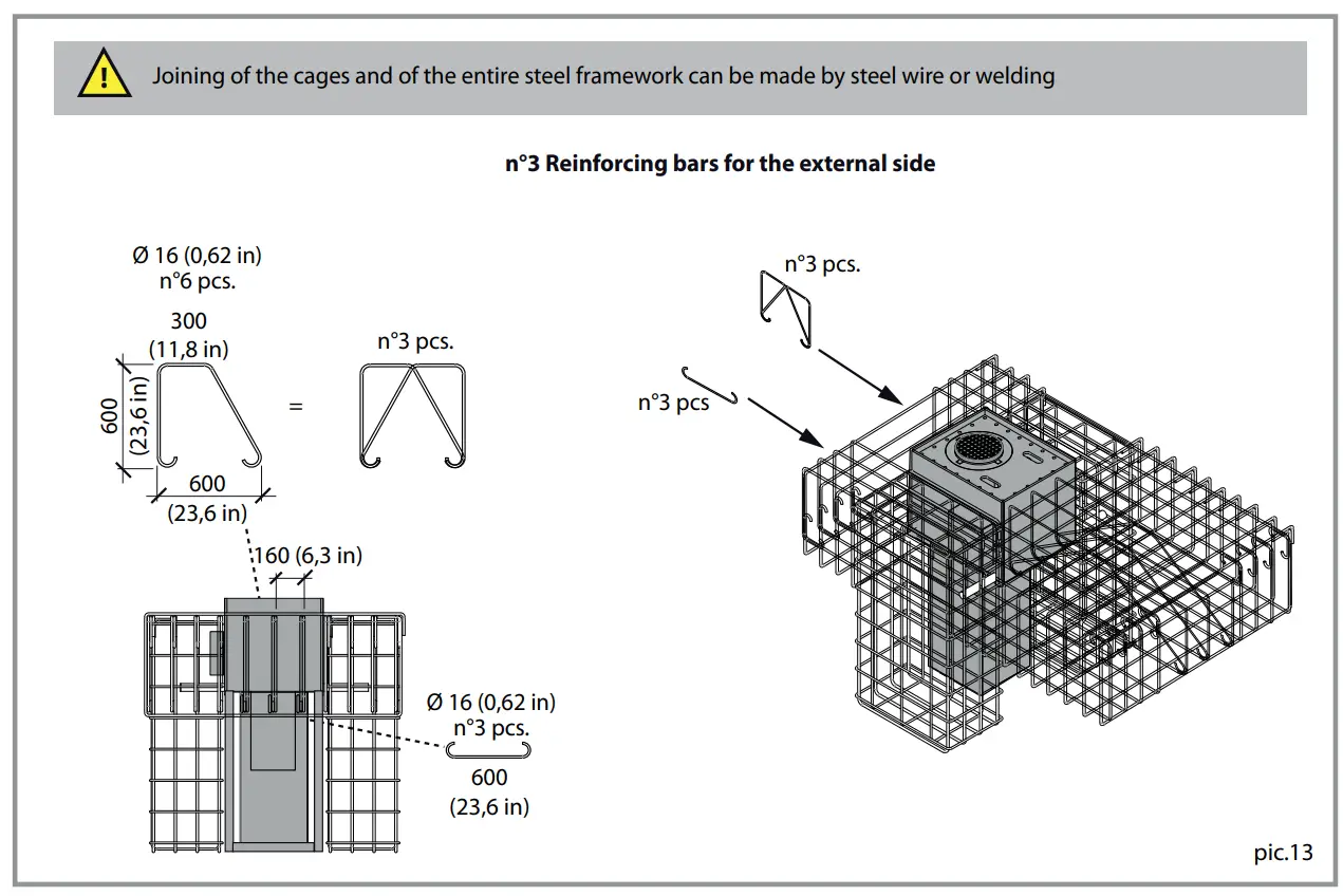 Inserting The Bollard Into Its Seat